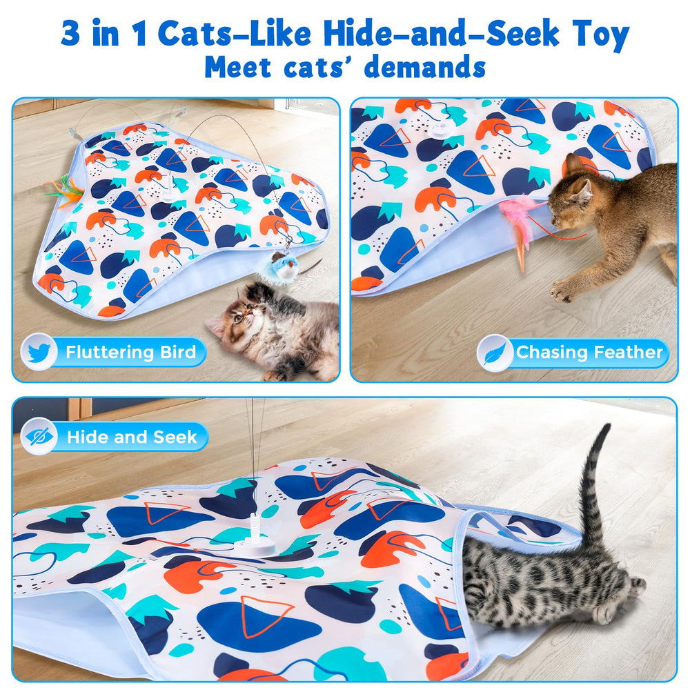 CaitPal Hide-and-Seek mode invites kittens to chase and explore