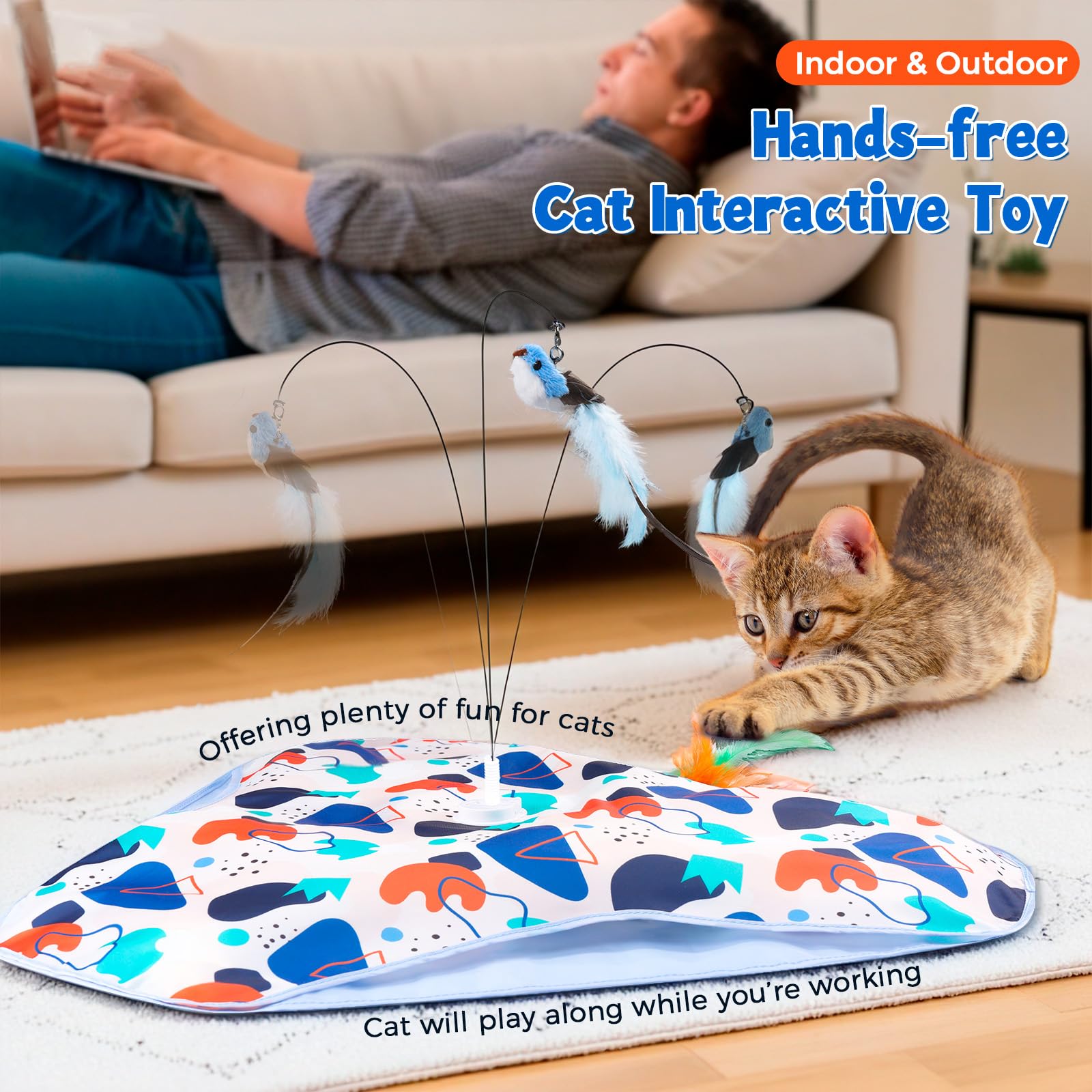 CaitPal USB charging and battery indicator helps plan play sessions