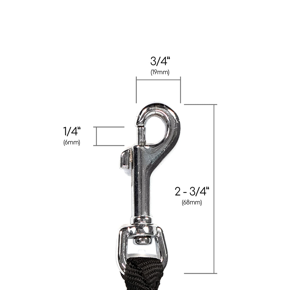 Caldwell's durable tandem leash supports confident walks with large dogs.