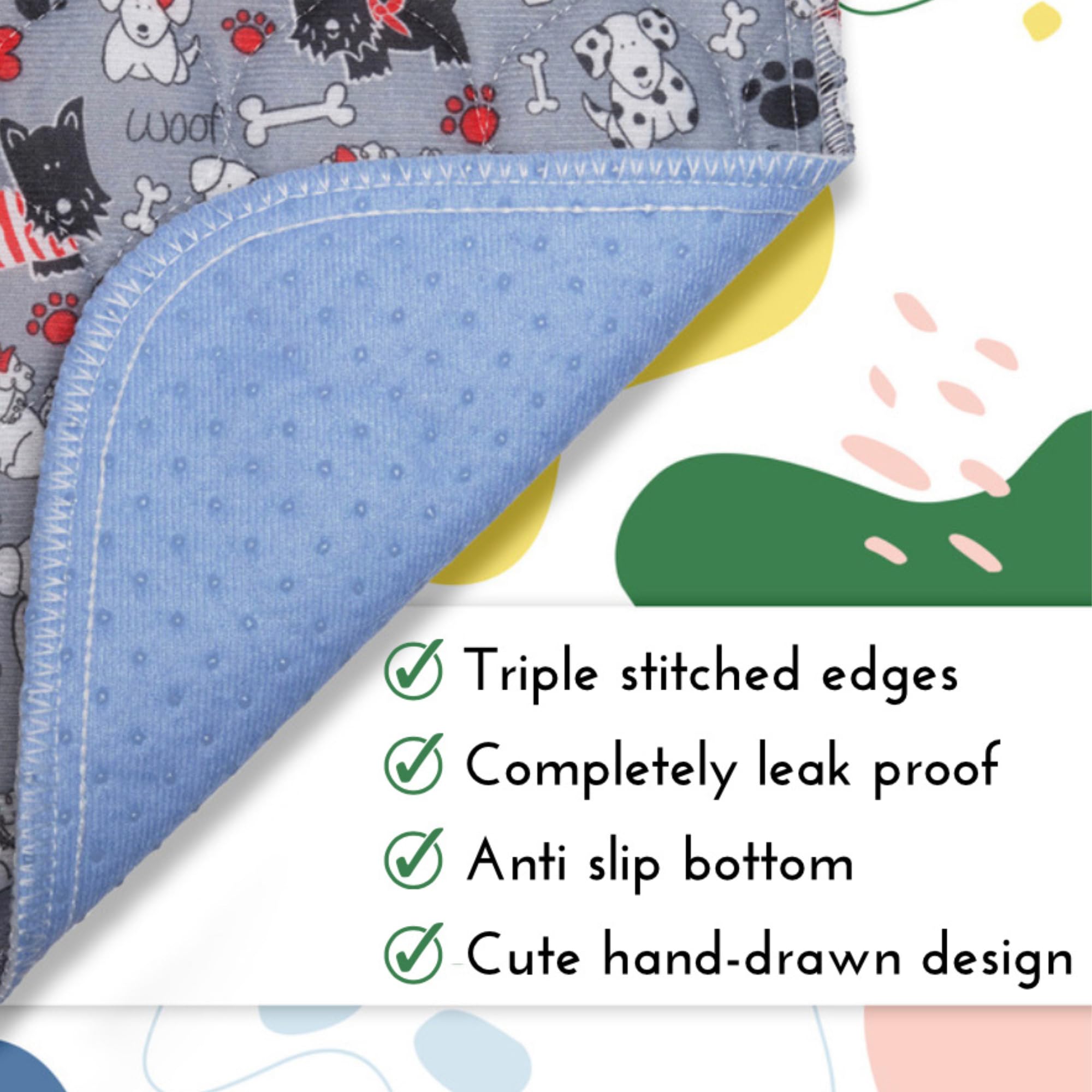 Caldwell's Potty Pads 30x36 dual-purpose travel use shown.