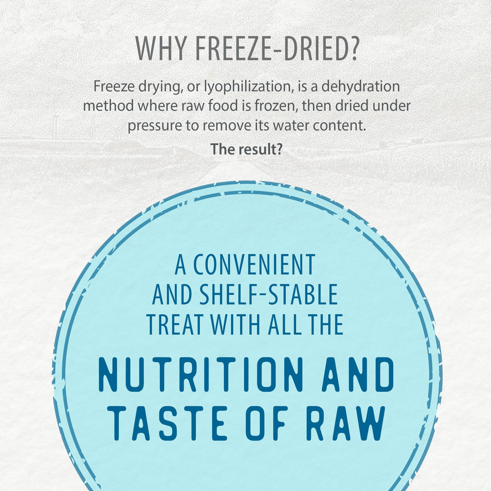 Bite-sized Caledon Farms freeze-dried beef liver bites for training