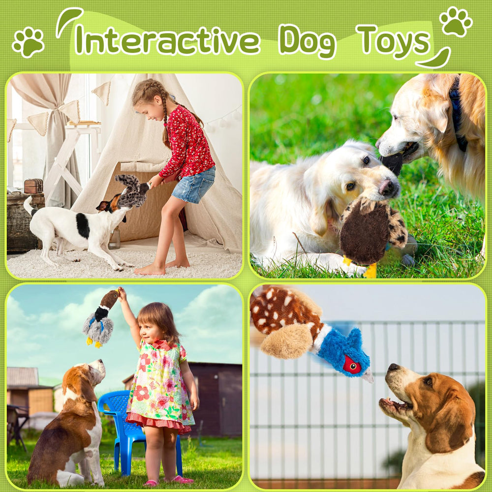 Calibonbon goose toy promotes active chewing during training