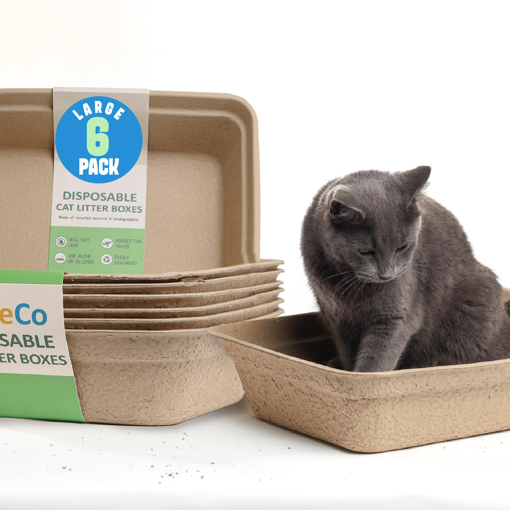 CallieCo travel litter box large pack for on the go cats