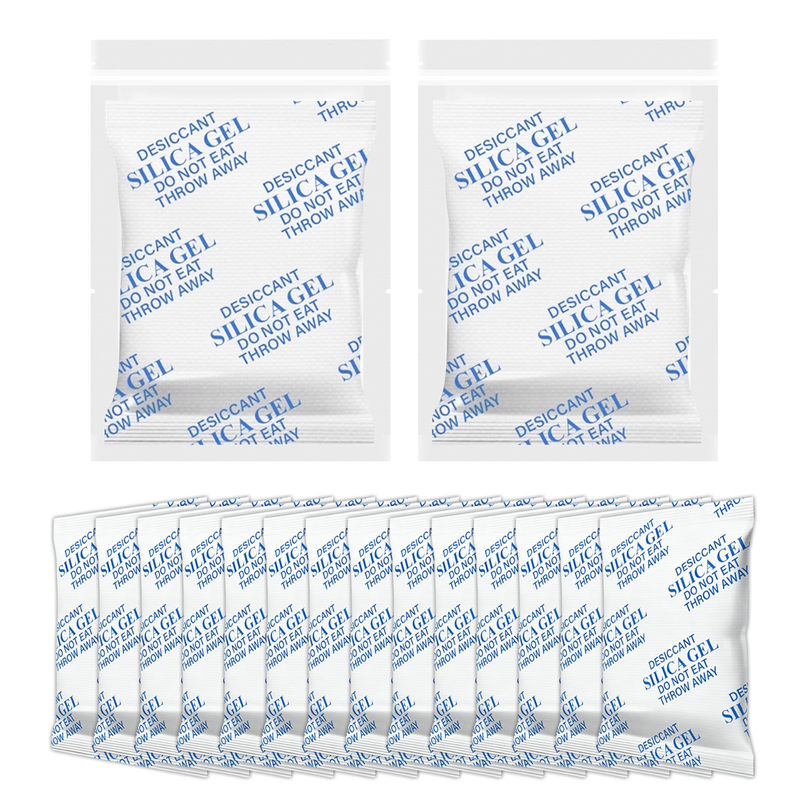 Calmorazen desiccant packet with orange indicator for feeder moisture control.