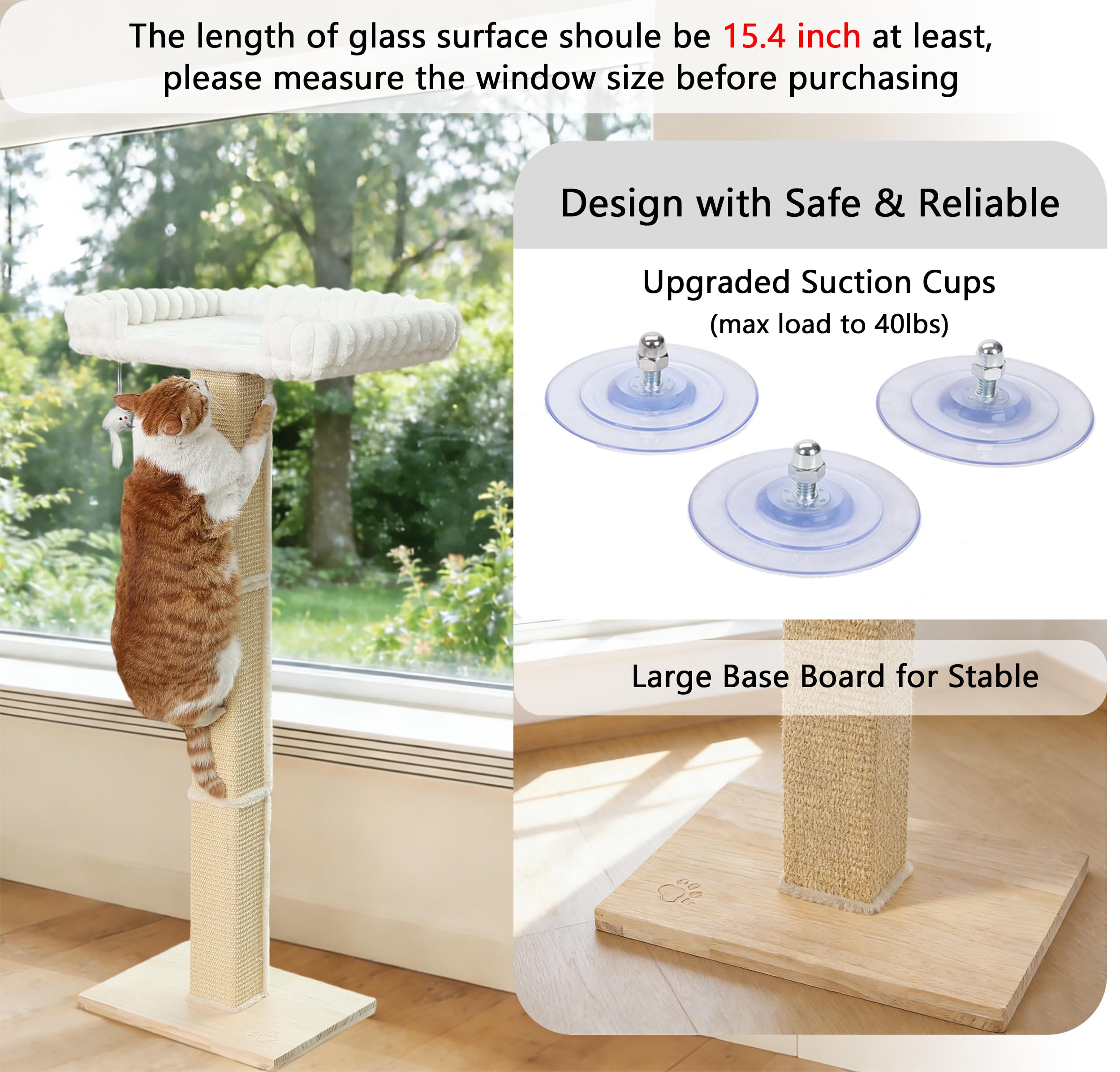 Caloreduce natural sisal scratching post provides a satisfying surface while protecting furniture.