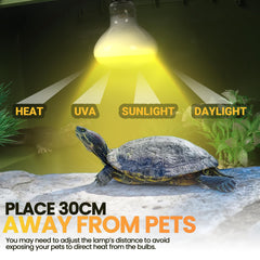 CALPALMY R80 reflector bulb with E26 base for efficient overhead warmth