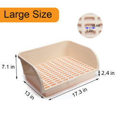 CALPALMY X-Large Box shown as a corner toilet for space-saving setup.