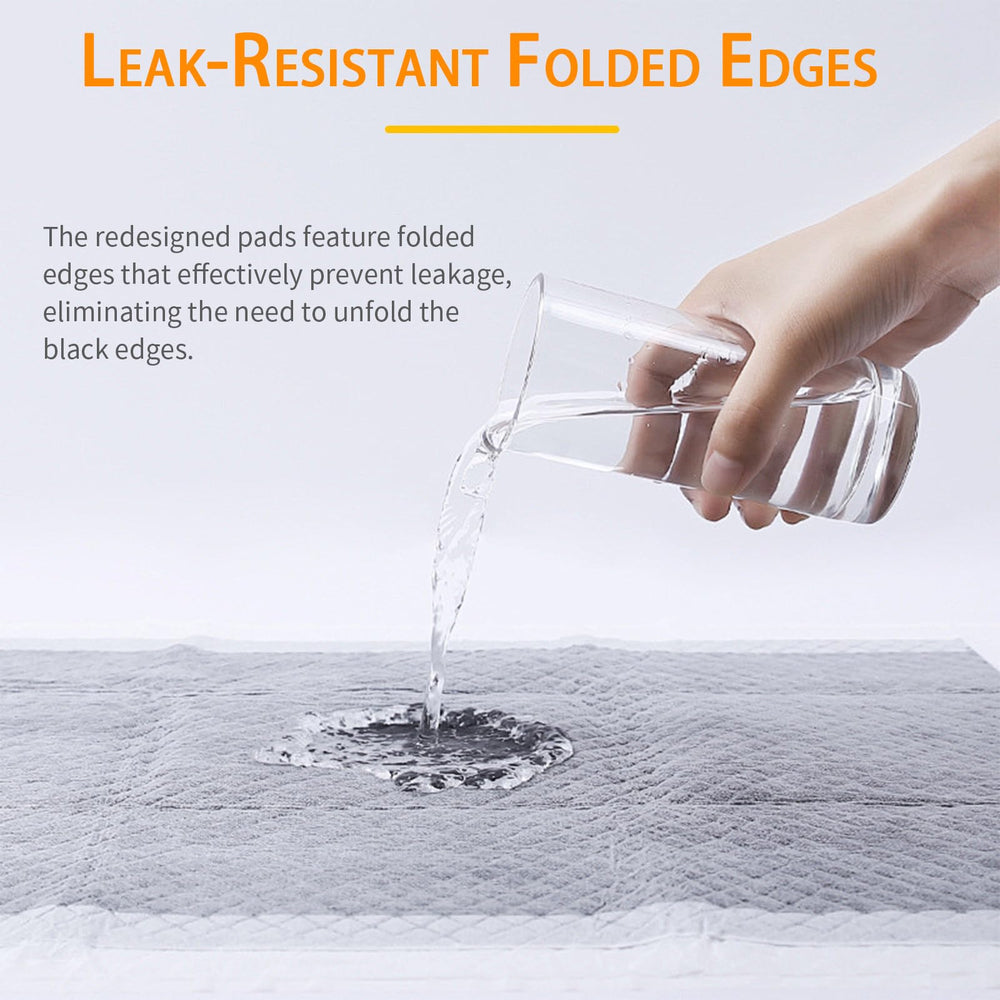 Camonti pad demonstrates leak-proof edges protecting floors.