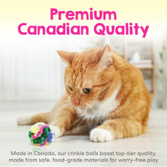 Cancor Innovations crinkle sound ball sparks hunting instincts.
