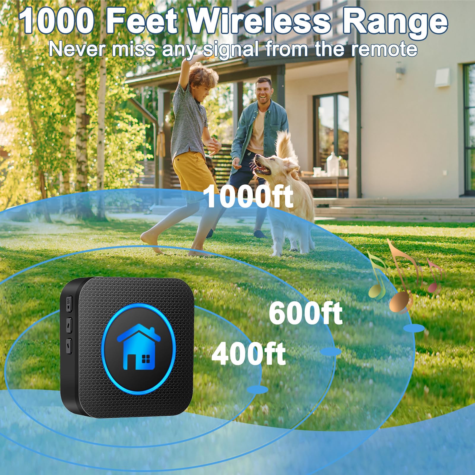 Cangecit 1000 ft range keeps you connected to your pet