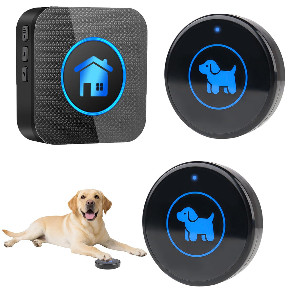 Cangecit dog doorbell touch button signals potty breaks