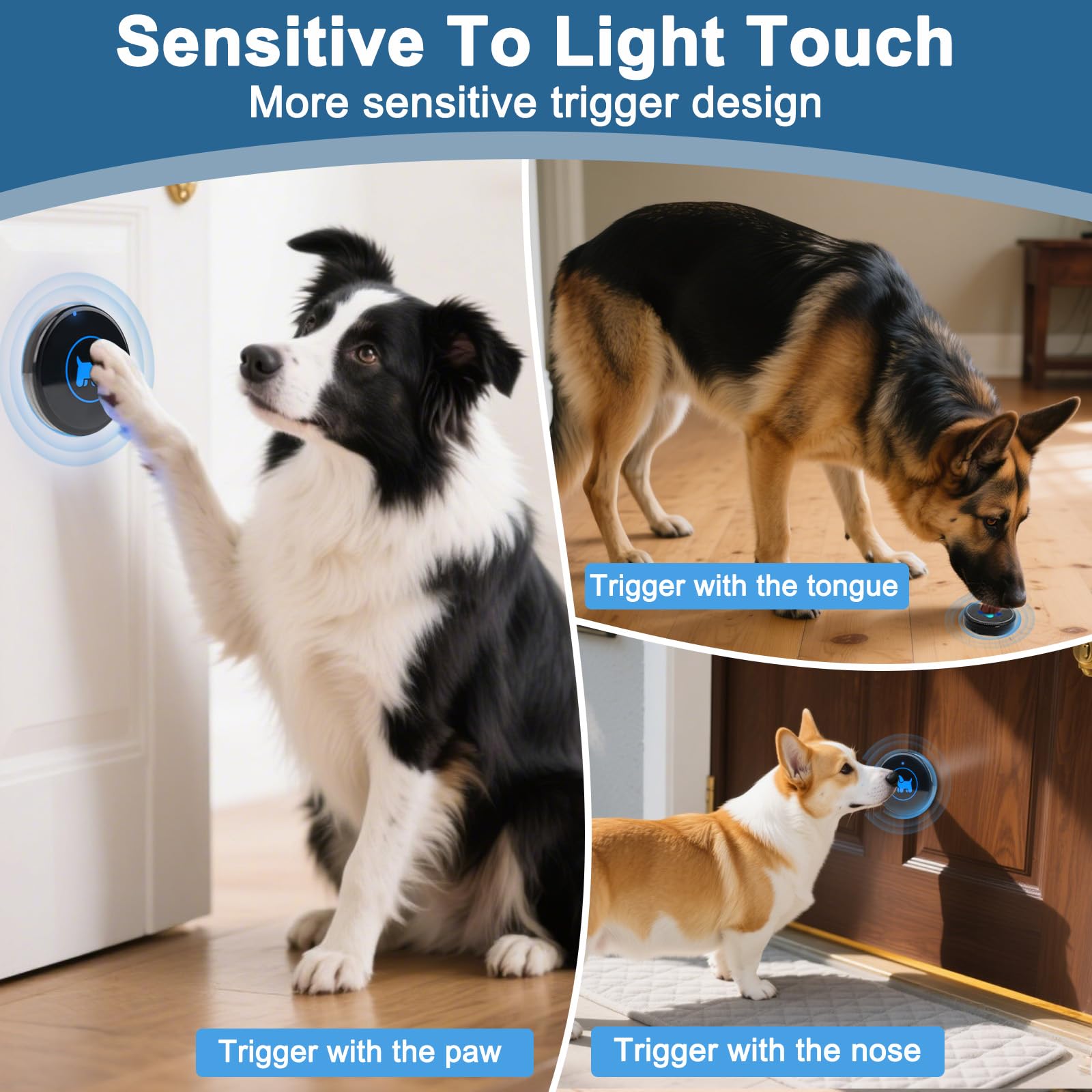 Cangecit transmitter door mount with adhesive for flexible placement