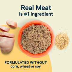 Savory broth in CANIDAE All Life Stages formula without corn, wheat, or soy