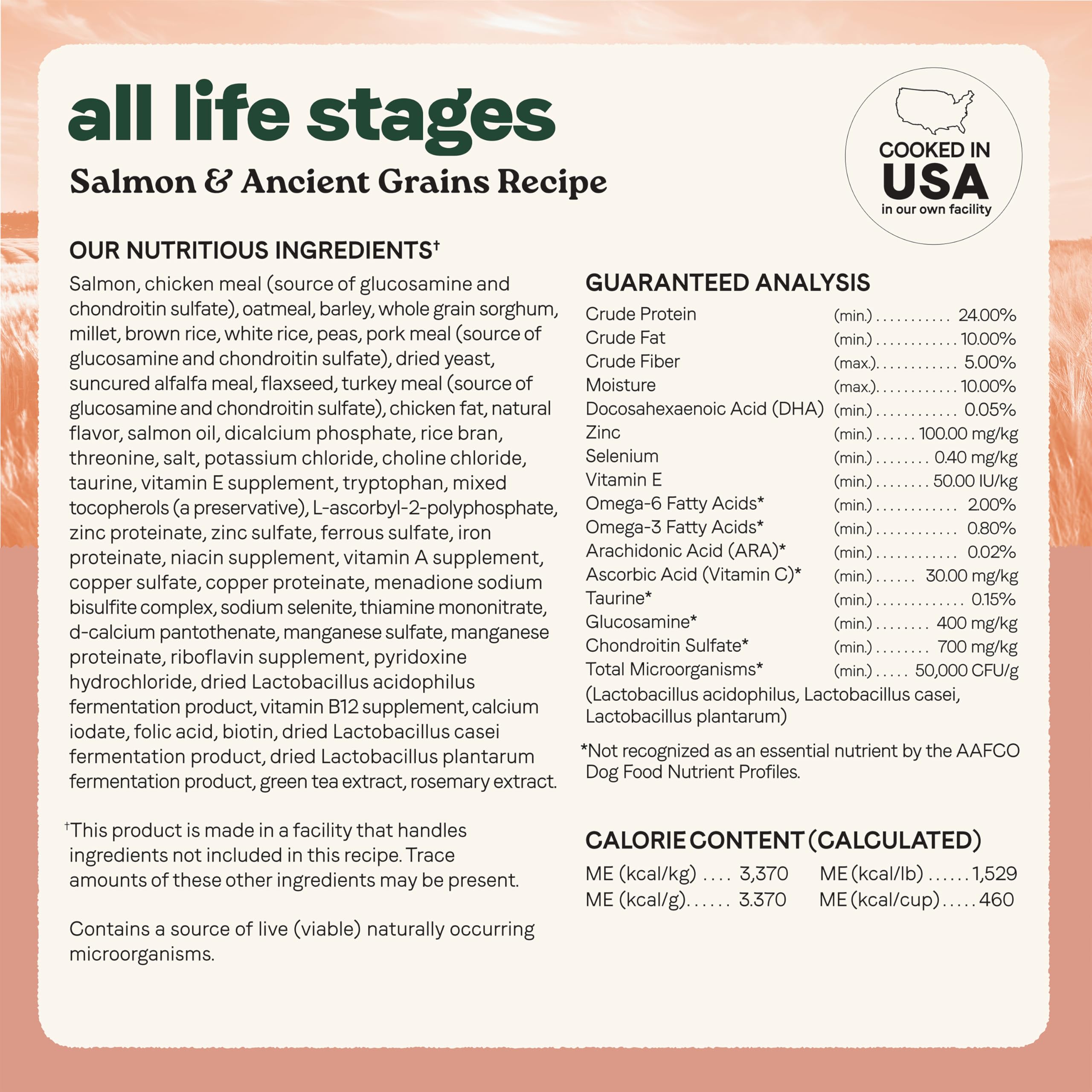 CANIDAE All Life Stages suitable for households with dogs of different ages and sizes.