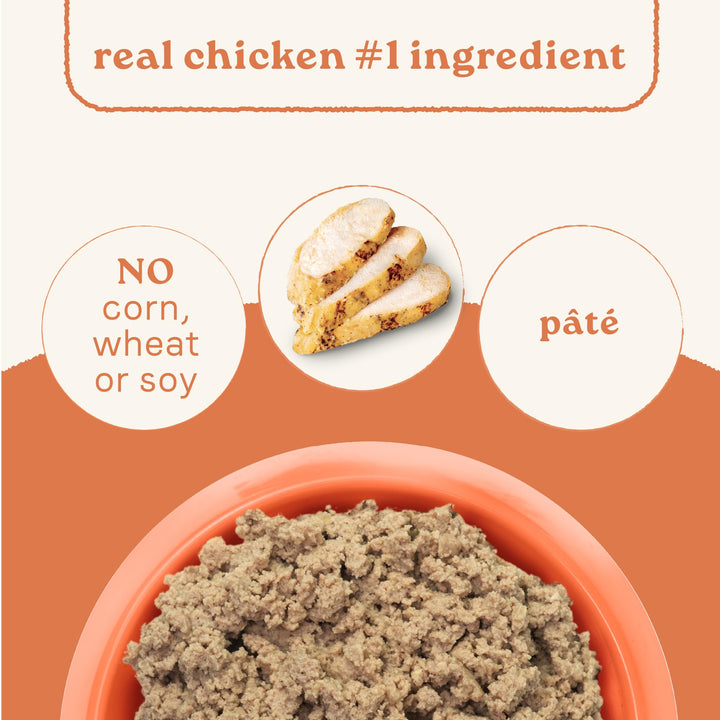 Canidae All Life Stages wet dog food cans close-up, showcases wholesome ingredients and broth for flavor.