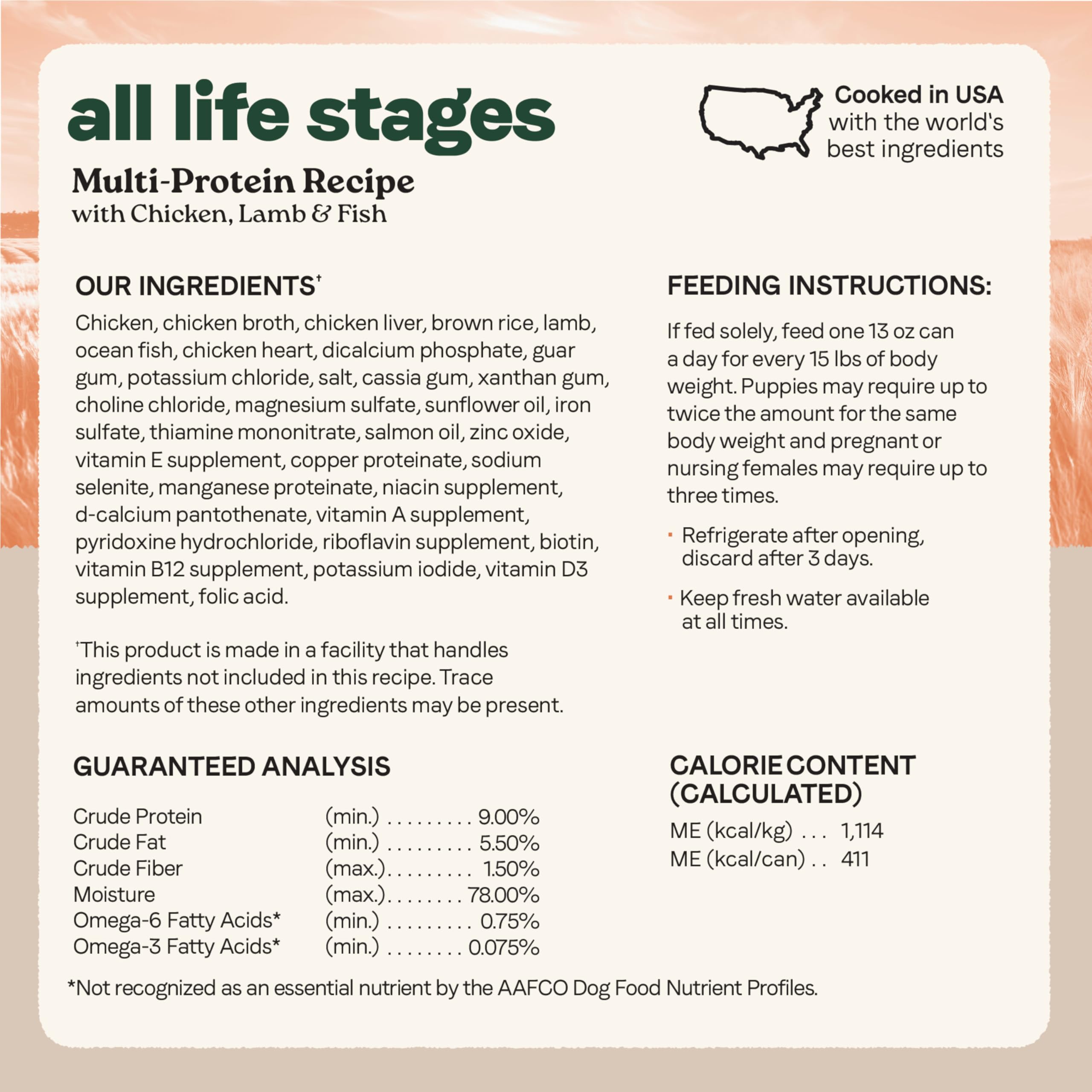 Antioxidants and probiotics support digestion and immune wellness in CANIDAE.