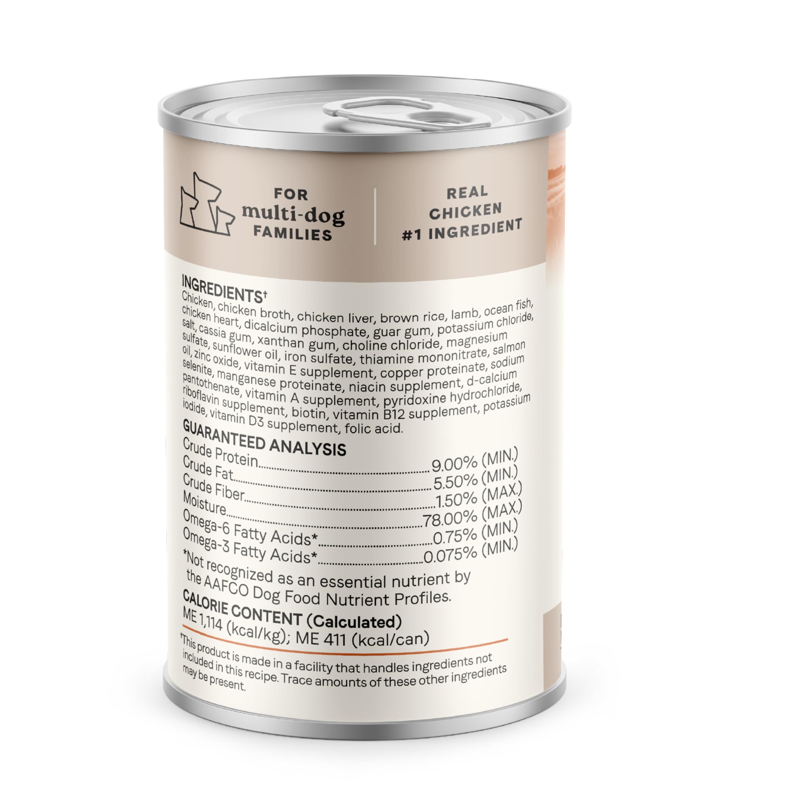 Eco-friendly packaging and regenerative farming in CANIDAE products.