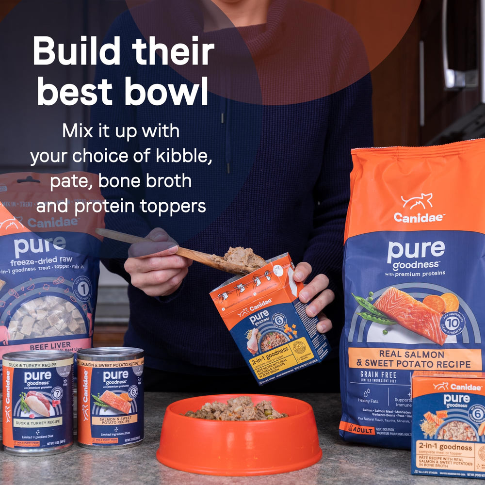 CANIDAE PURE balanced-nutrition for daily meals, ideal for routine feeding.