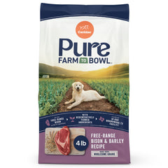 CANIDAE Pure Farm to Bowl bag front highlights natural ingredients and farm-sourced protein