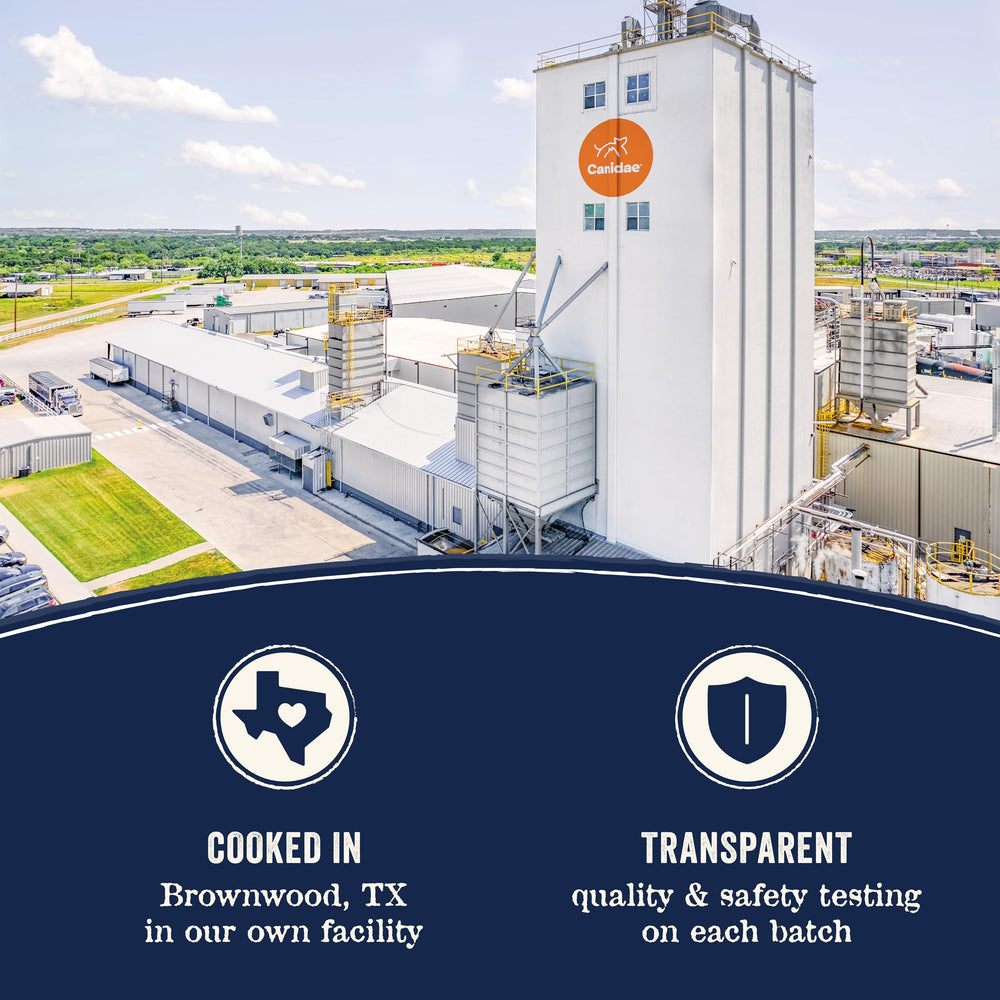 Canidae Pure Farm Small-Batch Cooking Texas scene signals careful production