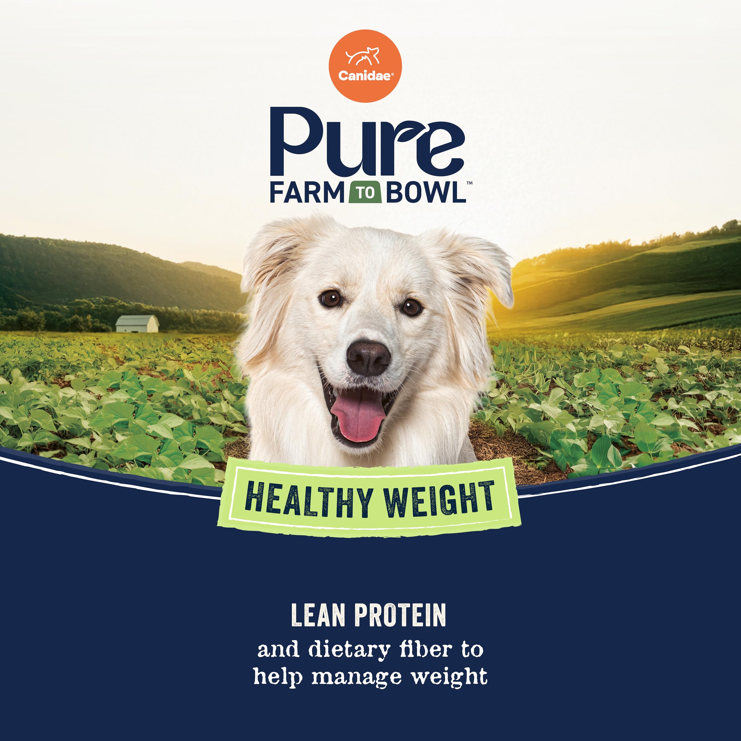 CANIDAE Pure grain-free ingredients list emphasizing simple, trusted components.