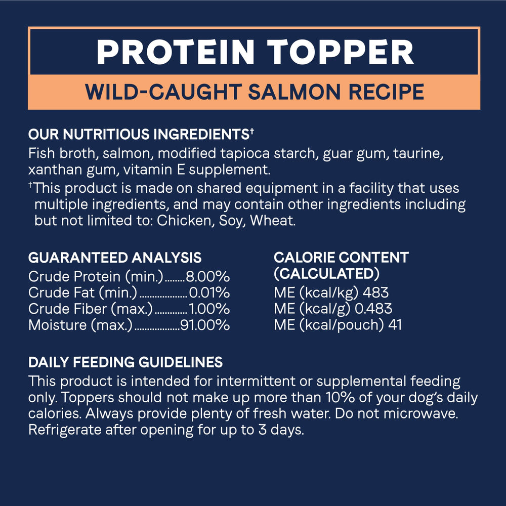 Canidae Pure Protein Topper No fillers and two key ingredients simplify meals.