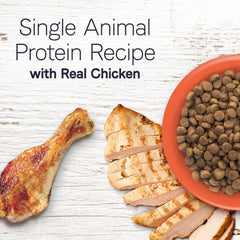 CANIDAE Under the Sun real chicken kibble pieces for tasty meals.