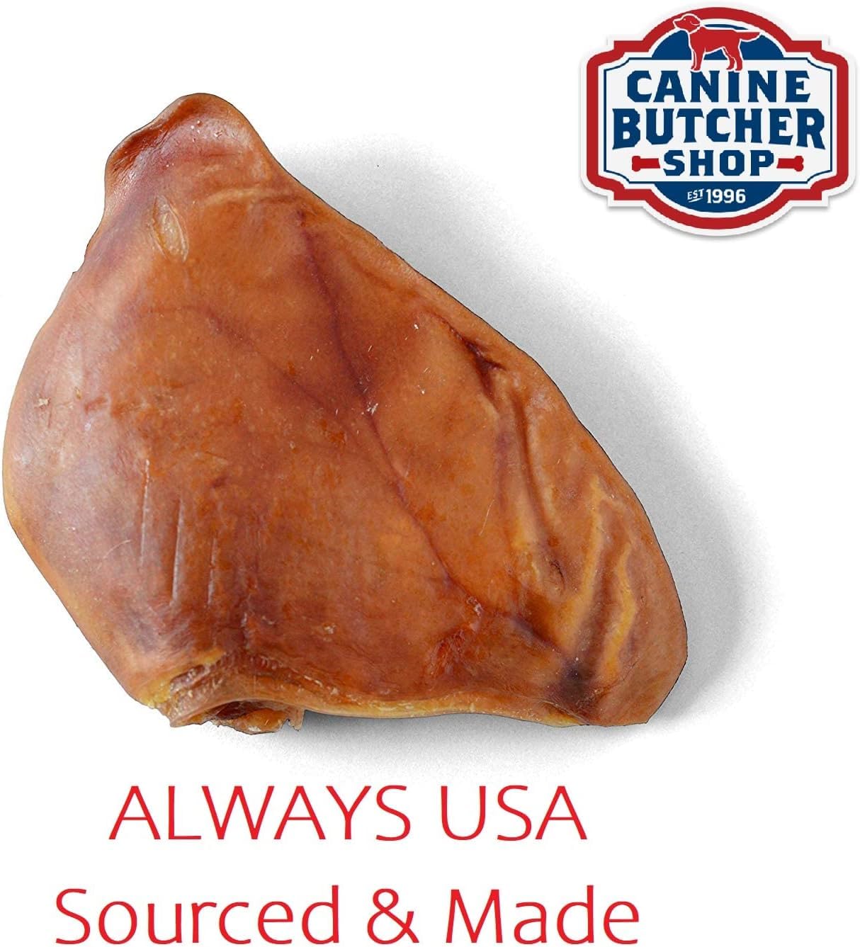 Canine Butcher Shop pig ears – handmade in the USA, quality you can trust.