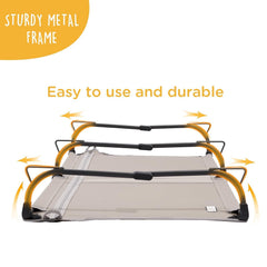 CANINE CANYON Daisy Cot six-triangle supports ensure stable weight distribution.