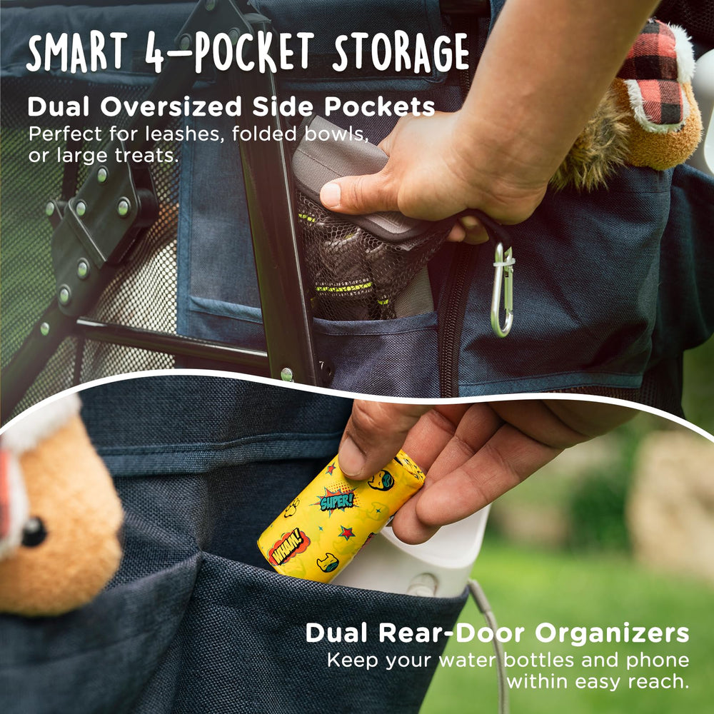 CANINE CANYON Scout low-entry design facilitates easy pet entry.
