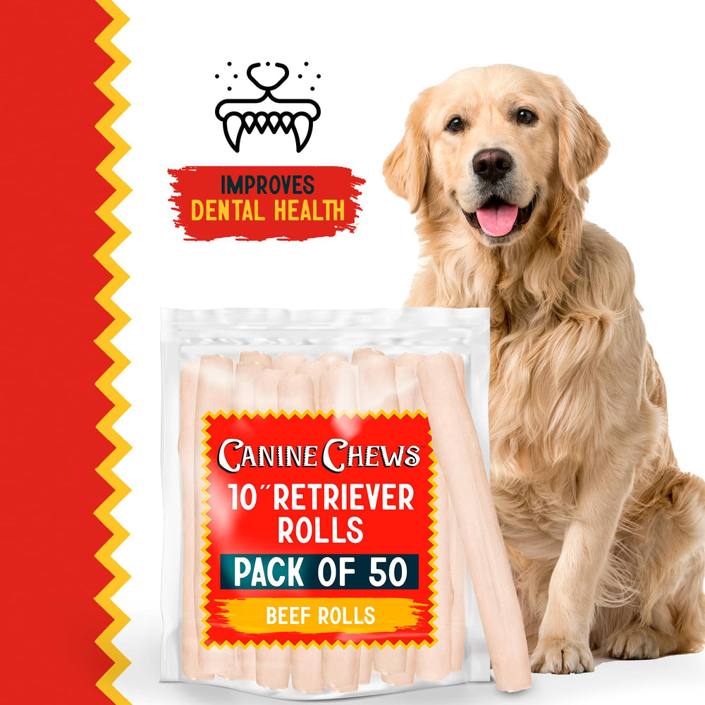 Canine Chews large rawhide bones for aggressive chewers and strong jaws.