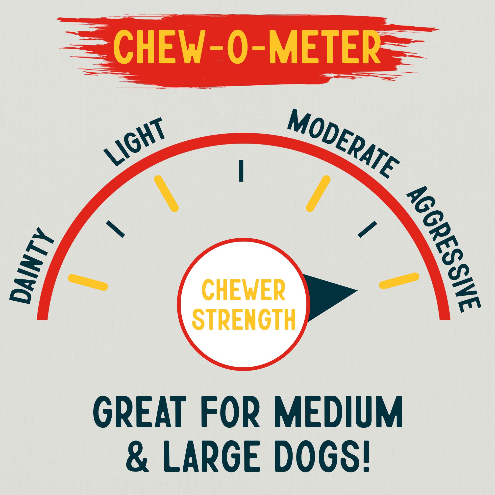 Canine Chews boredom-buster chews help reduce idle chewing in active pups.