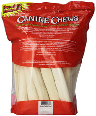 Canine Chews premium beefhide bones emphasize durability for aggressive chewers.