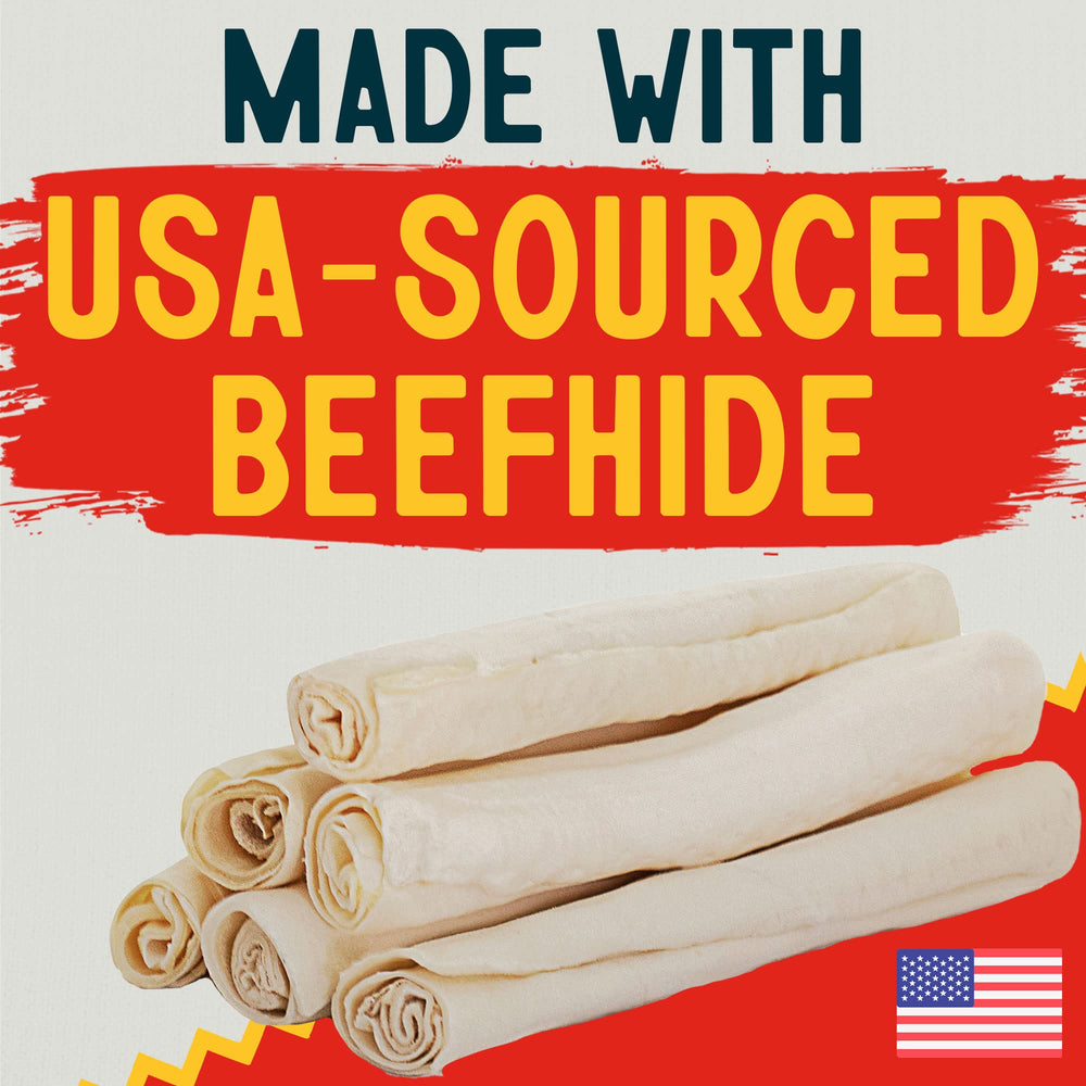 Canine Chews retriever rolls for large dogs provide long-lasting entertainment.