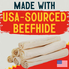 Canine Chews retriever rolls for large dogs provide long-lasting entertainment.