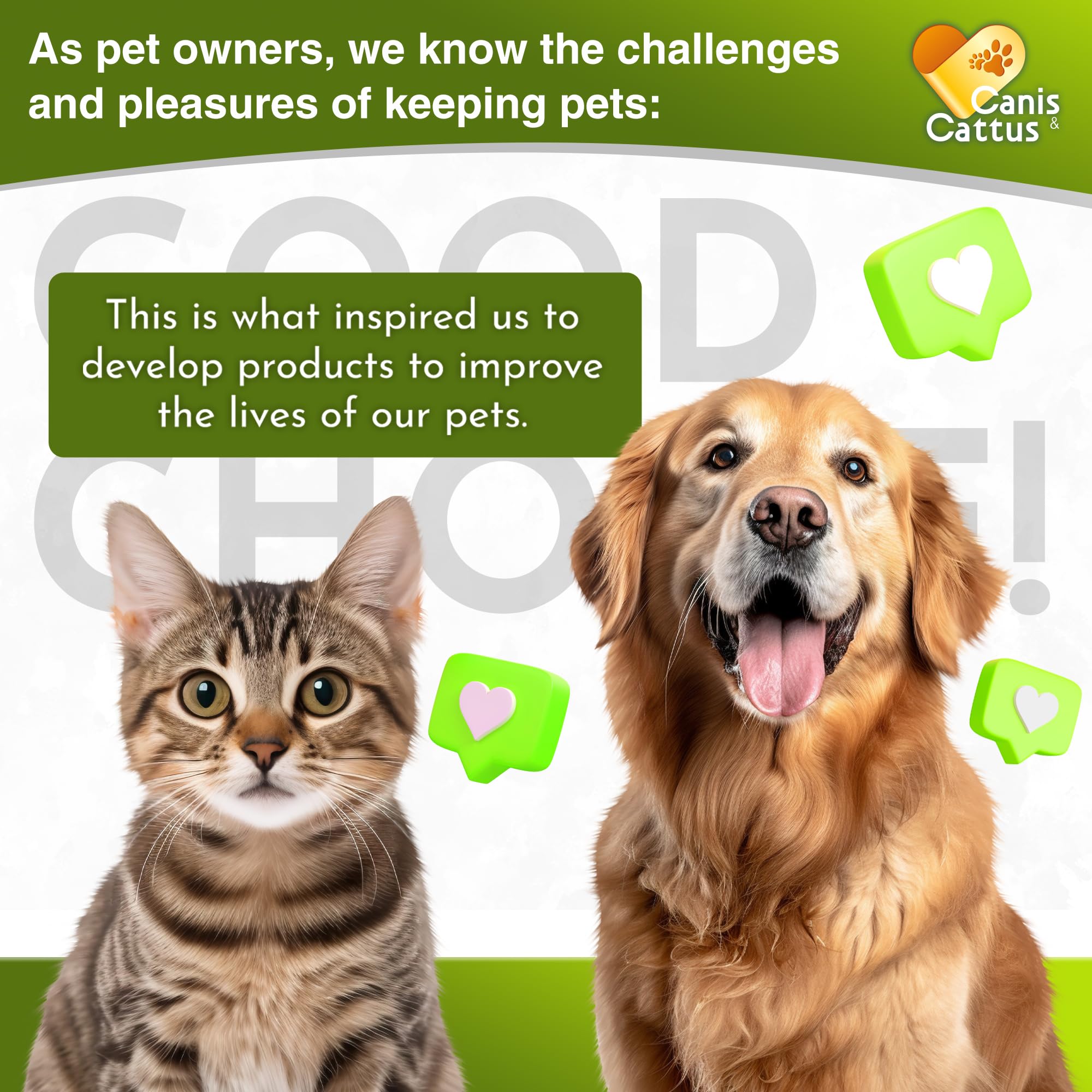 Canis&Cattus GMO-free packaging emphasizes safe, additive-free formula