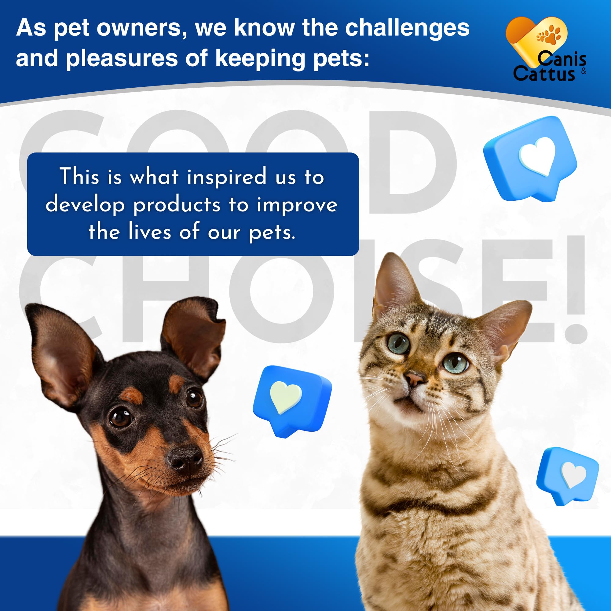 Canis&Cattus dosage dropper measuring for small to large pets.