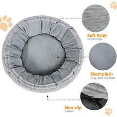 CANMIL heated cat bed thermostat control shows adjustable temperature and timer