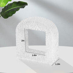 Canova cat water fountain filters pack back view highlights compatibility with ceramic and stainless steel fountains.