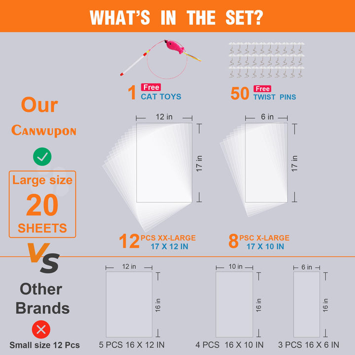 CANWUPON XL 17x6 inch protector blending with decor while protecting edges