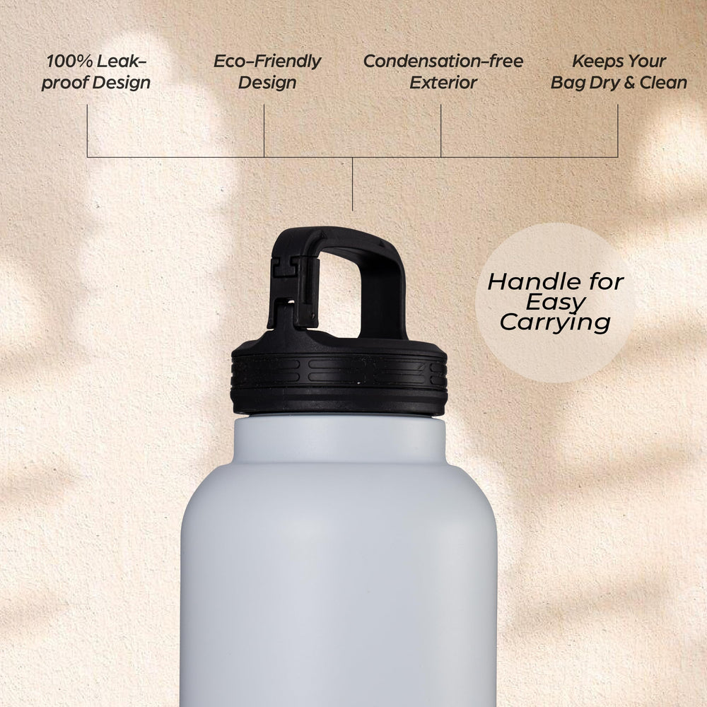 CANYAS durable stainless steel bottle for daily walks and camping.