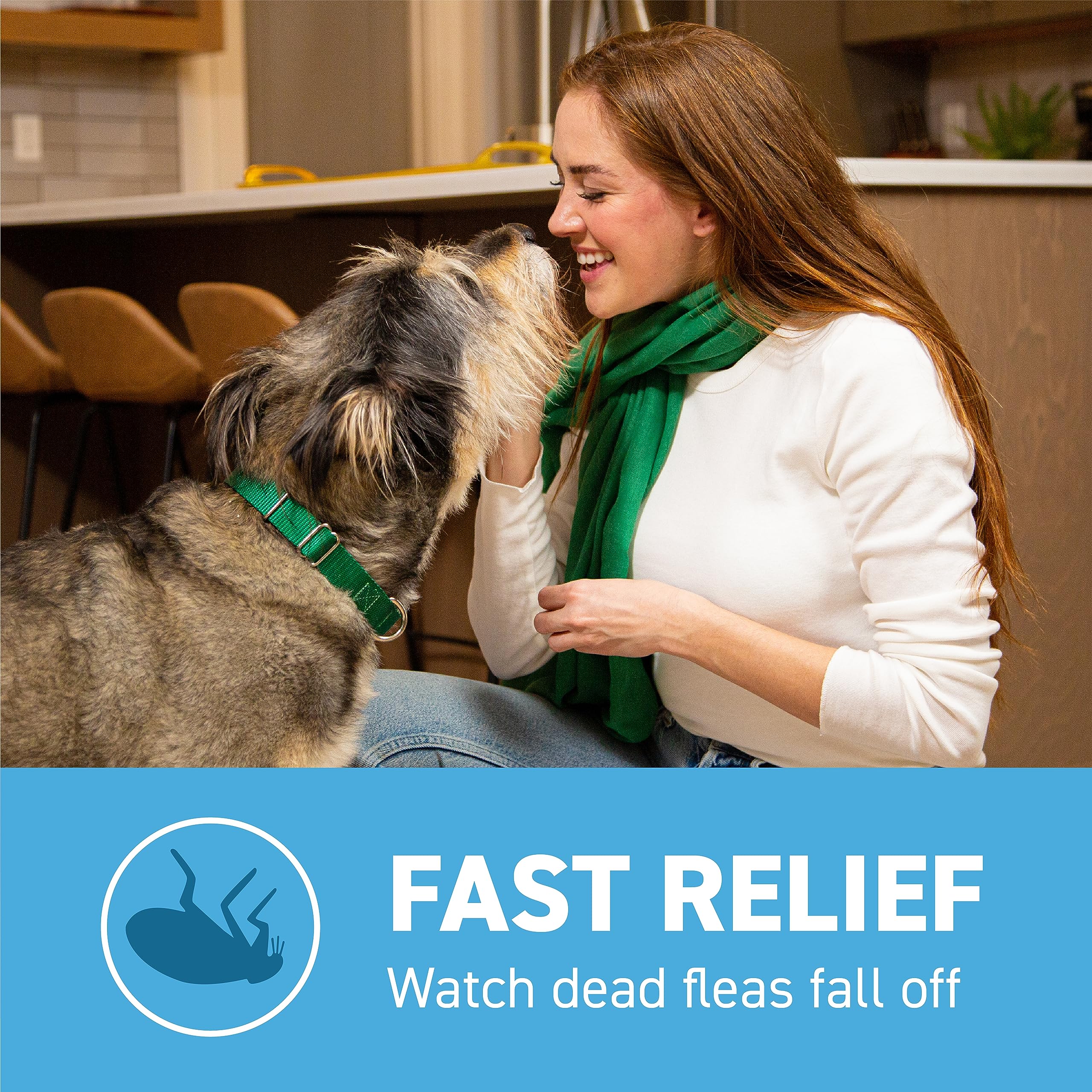 Capstar 57mg small-dog dose shown for 2-25 lb pets.