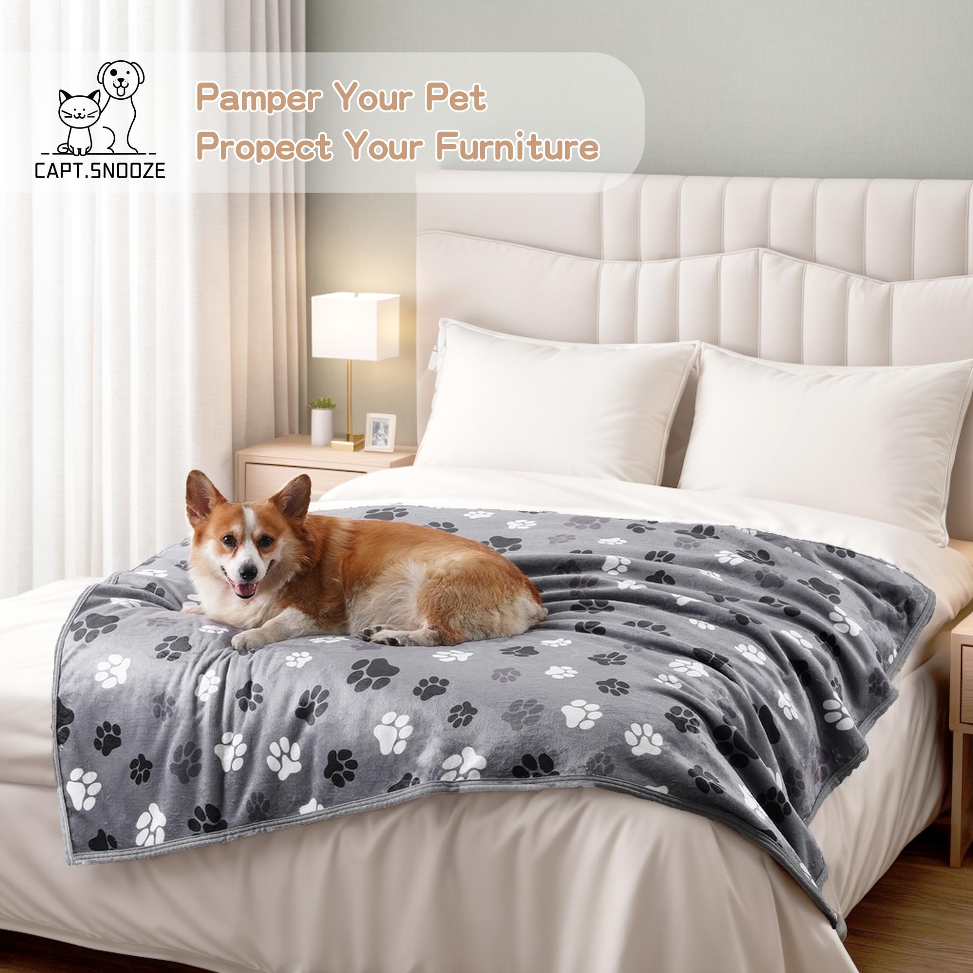 CAPT.SNOOZE machine-washable blanket dries quickly after travel.