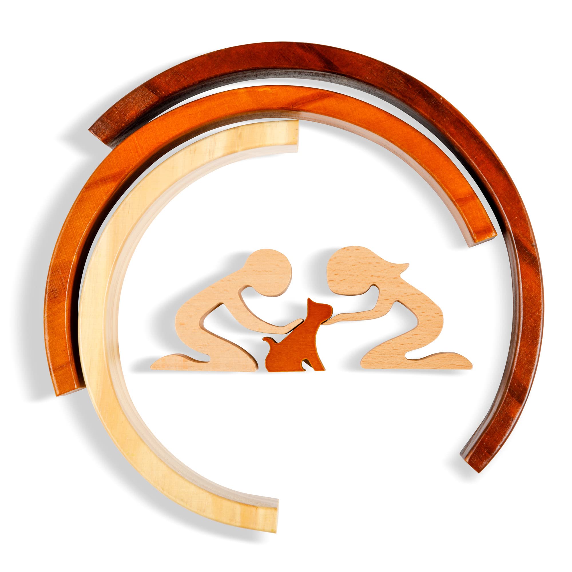 Capti Rainbow Bridge cat memorial compact size fits nightstands.