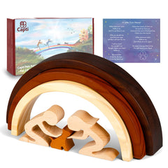 Capti Rainbow Bridge cat memorial display on mantle offers comforting remembrance.