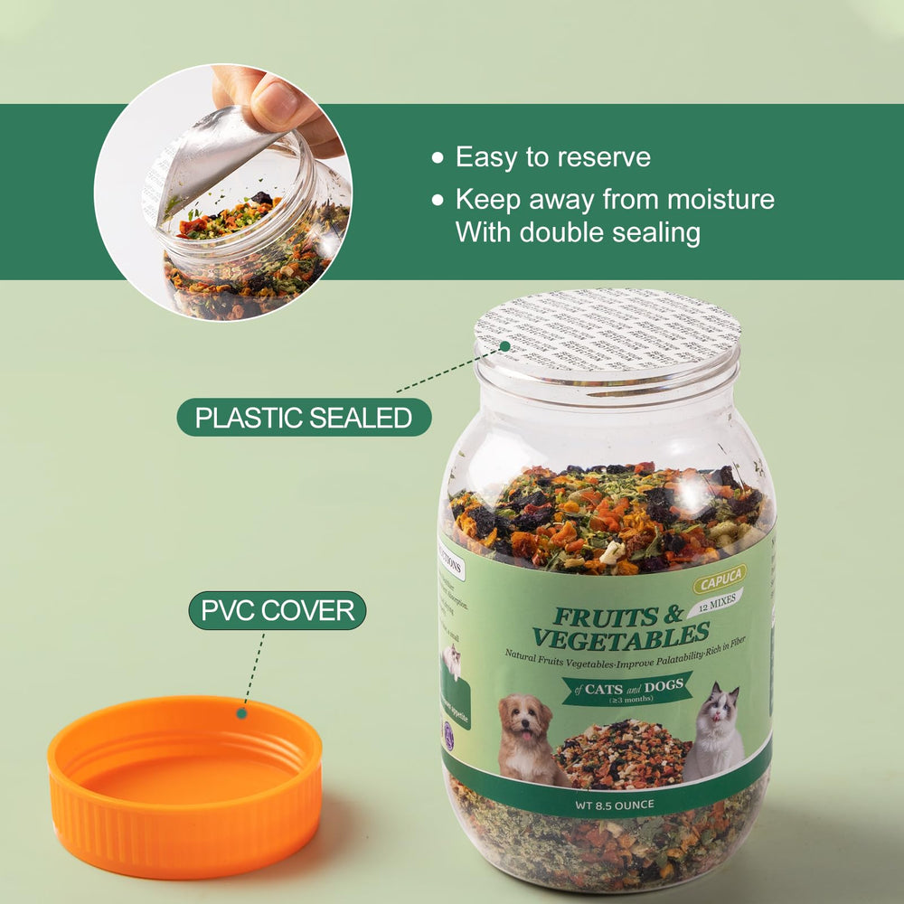 Capuca treats enjoyed by cats and dogs during training sessions.