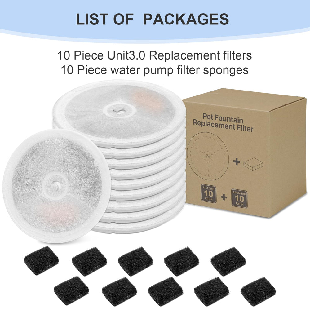 Carcent foam pump filters ensure consistent cleaning for smooth fountain operation.