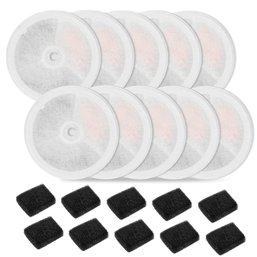 Carcent upgraded filter unit 3.0 pack assembly keeps fountain clean and ready for use.