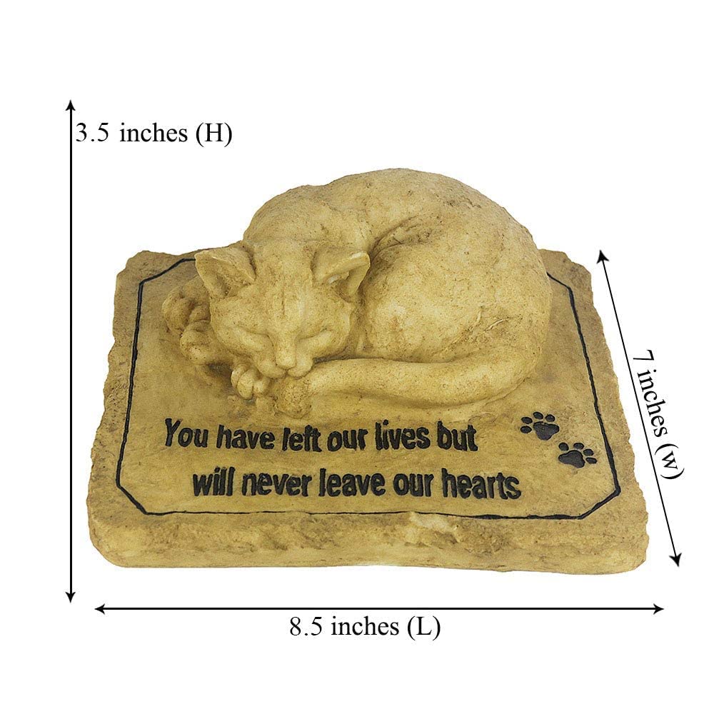 Carchistan memorial stone placed on a shelf or table for indoor display