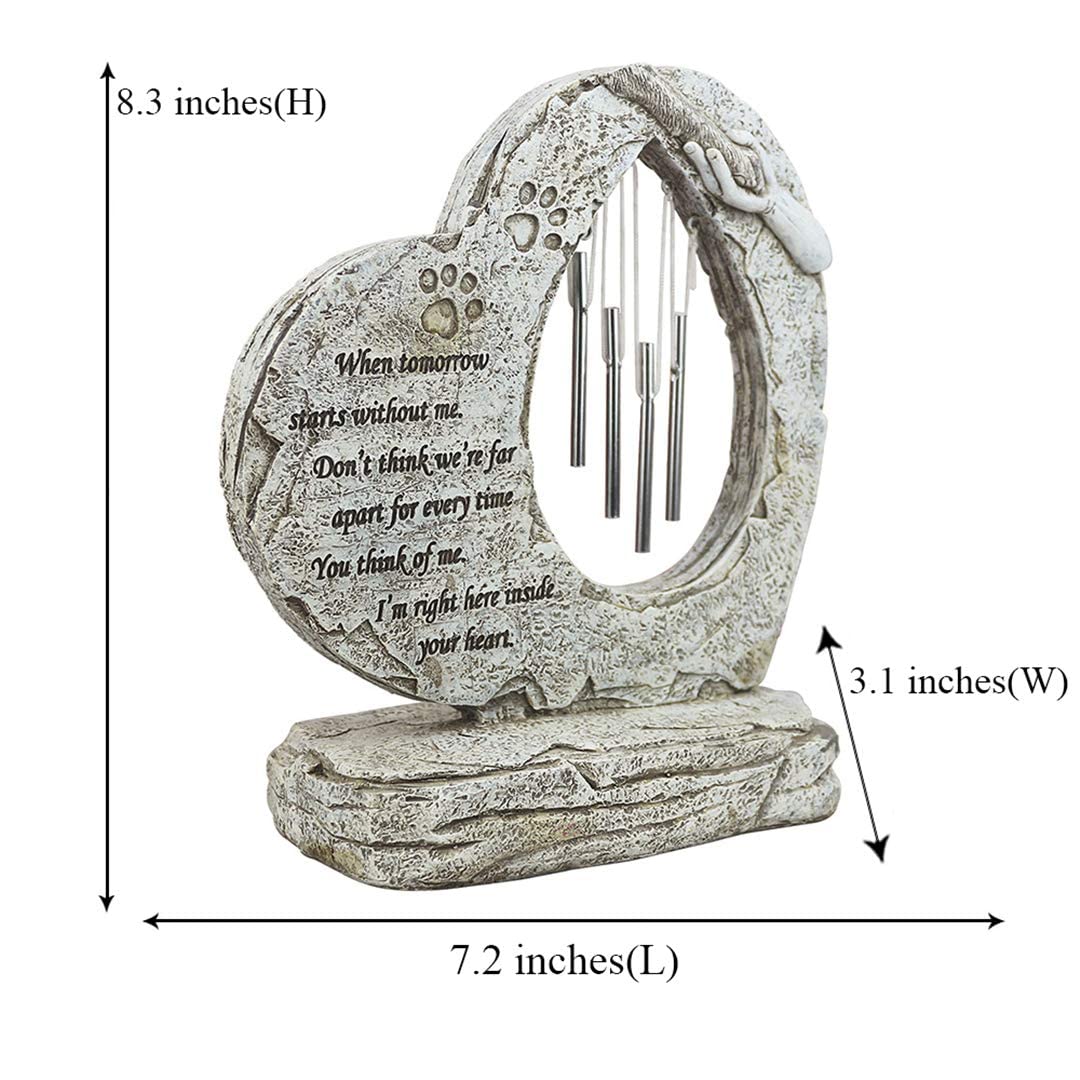 Carchistan engraved verses and paw details endure through seasons.